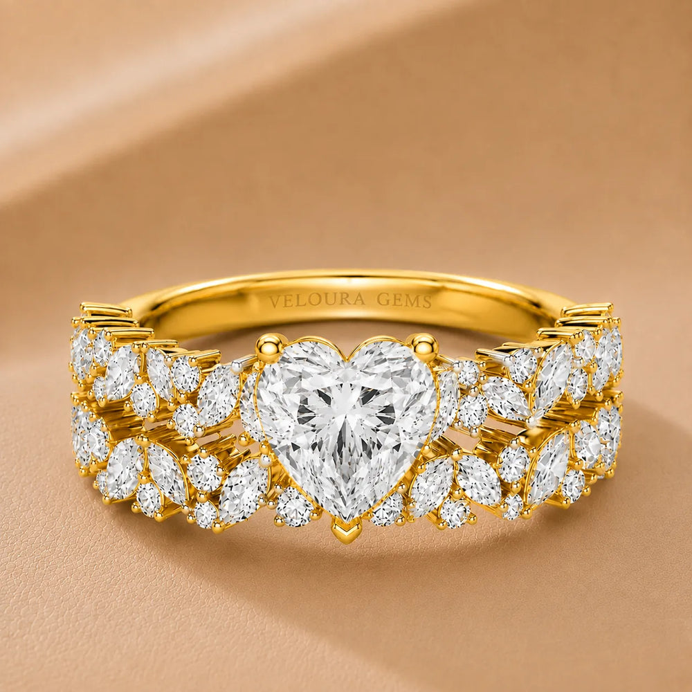 Celestial Symphony Two Step Wear Diamond Ring