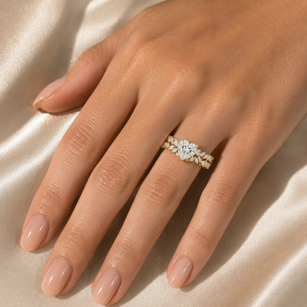 Celestial Symphony Two Step Wear Diamond Ring