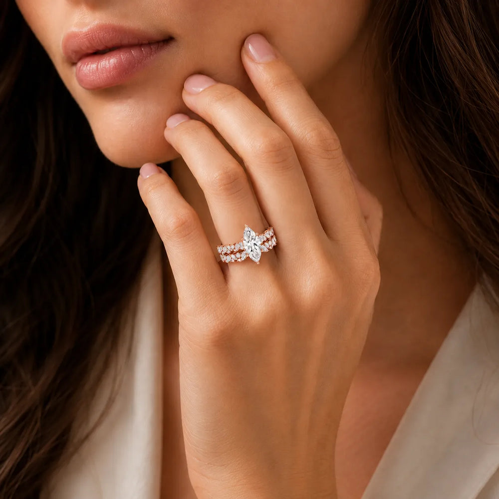 Celestial Symphony Two Step Wear Diamond Ring