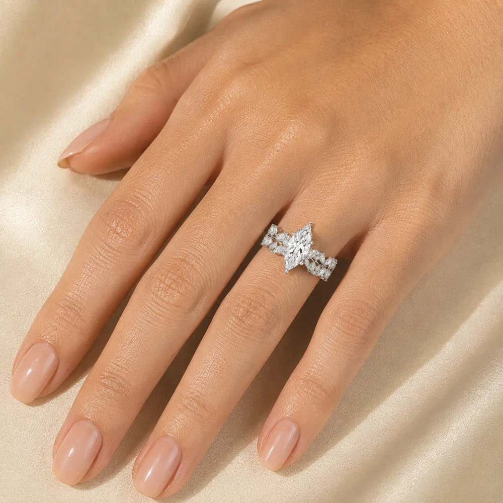 Celestial Symphony Two Step Wear Diamond Ring