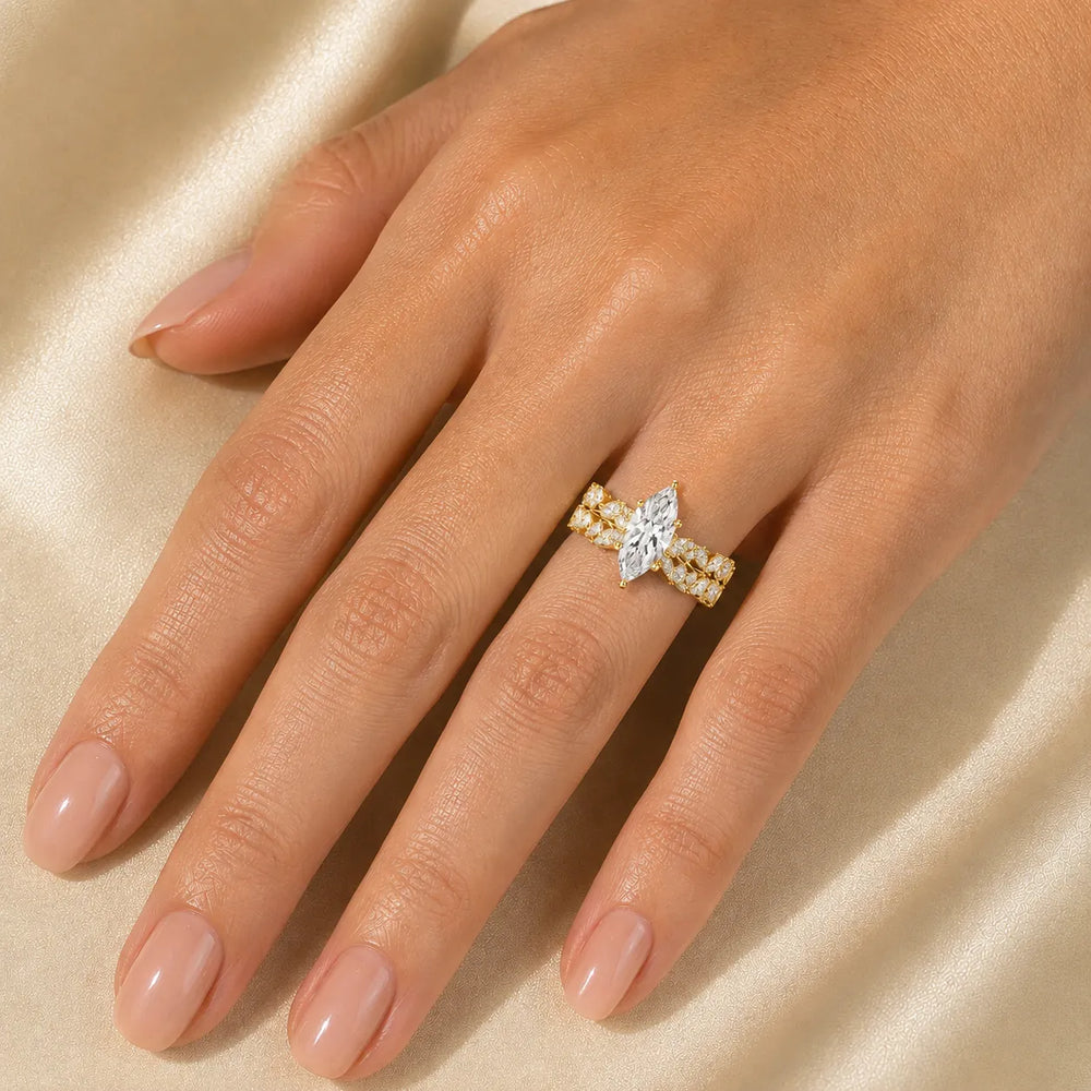 Celestial Symphony Two Step Wear Diamond Ring