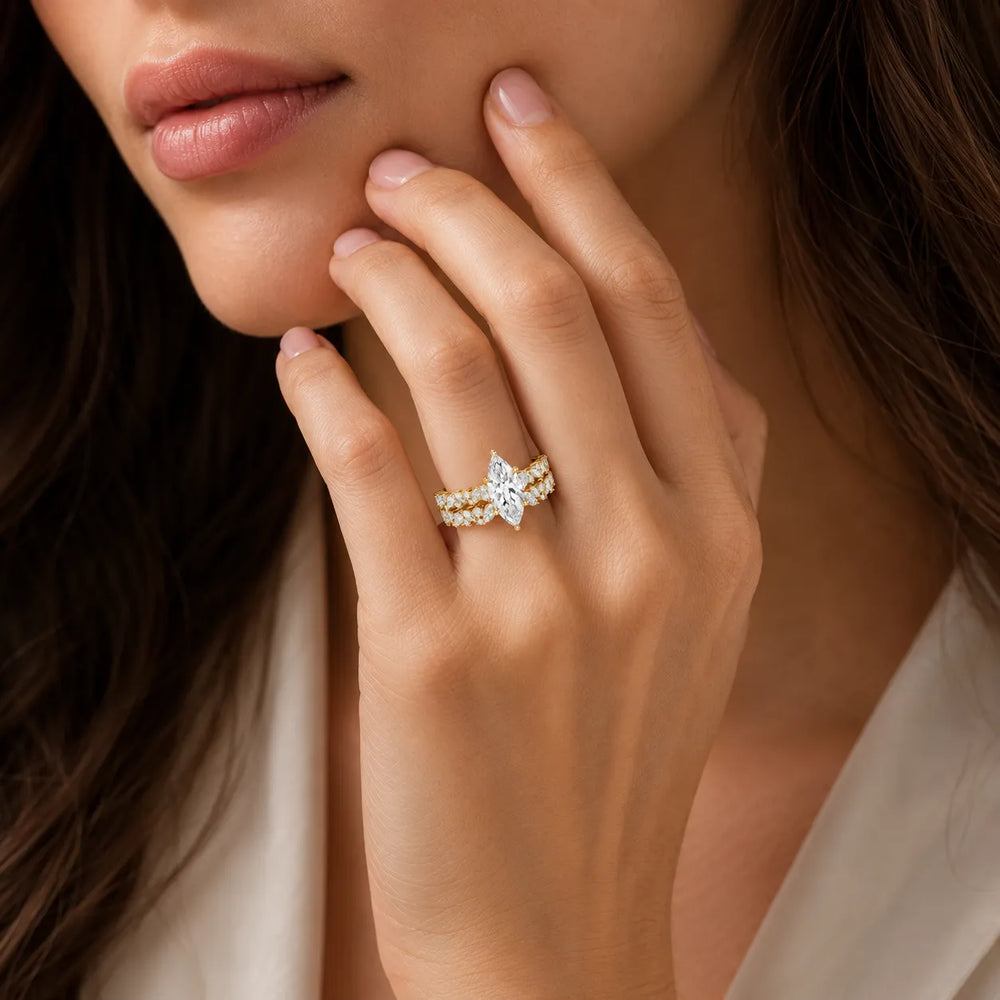 Celestial Symphony Two Step Wear Diamond Ring