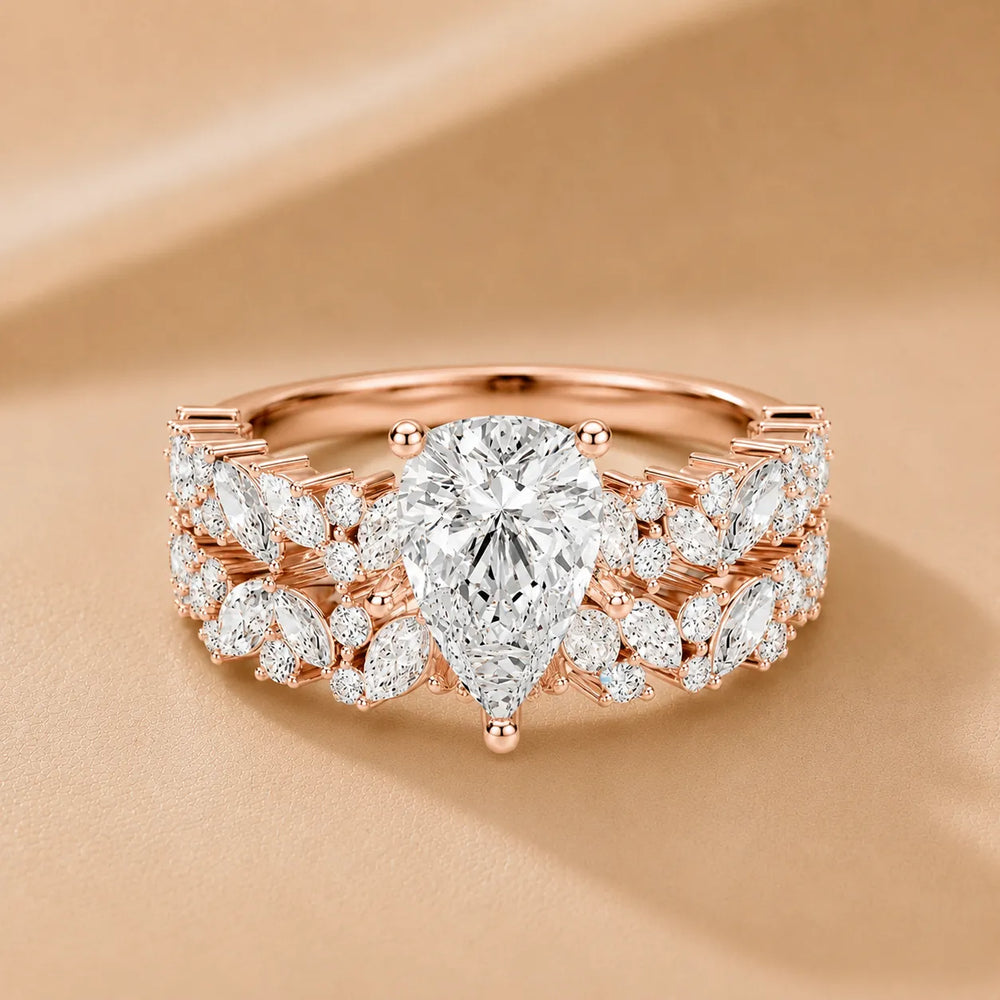 Celestial Symphony Two Step Wear Diamond Ring