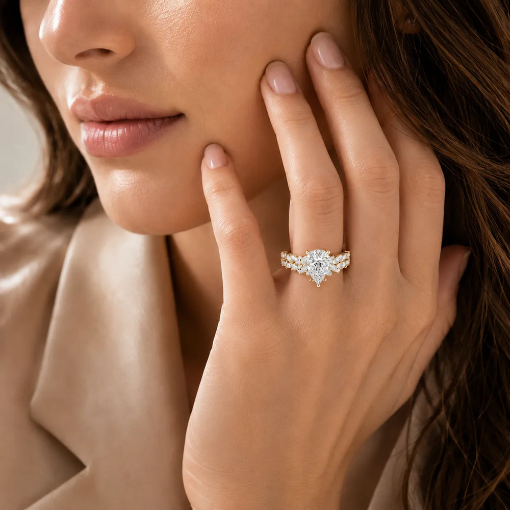Celestial Symphony Two Step Wear Diamond Ring