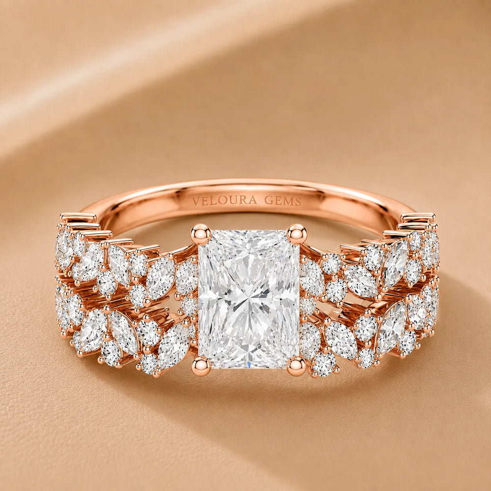 Celestial Symphony Two Step Wear Diamond Ring