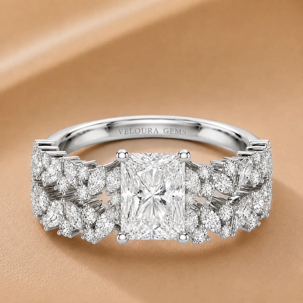 Celestial Symphony Two Step Wear Diamond Ring