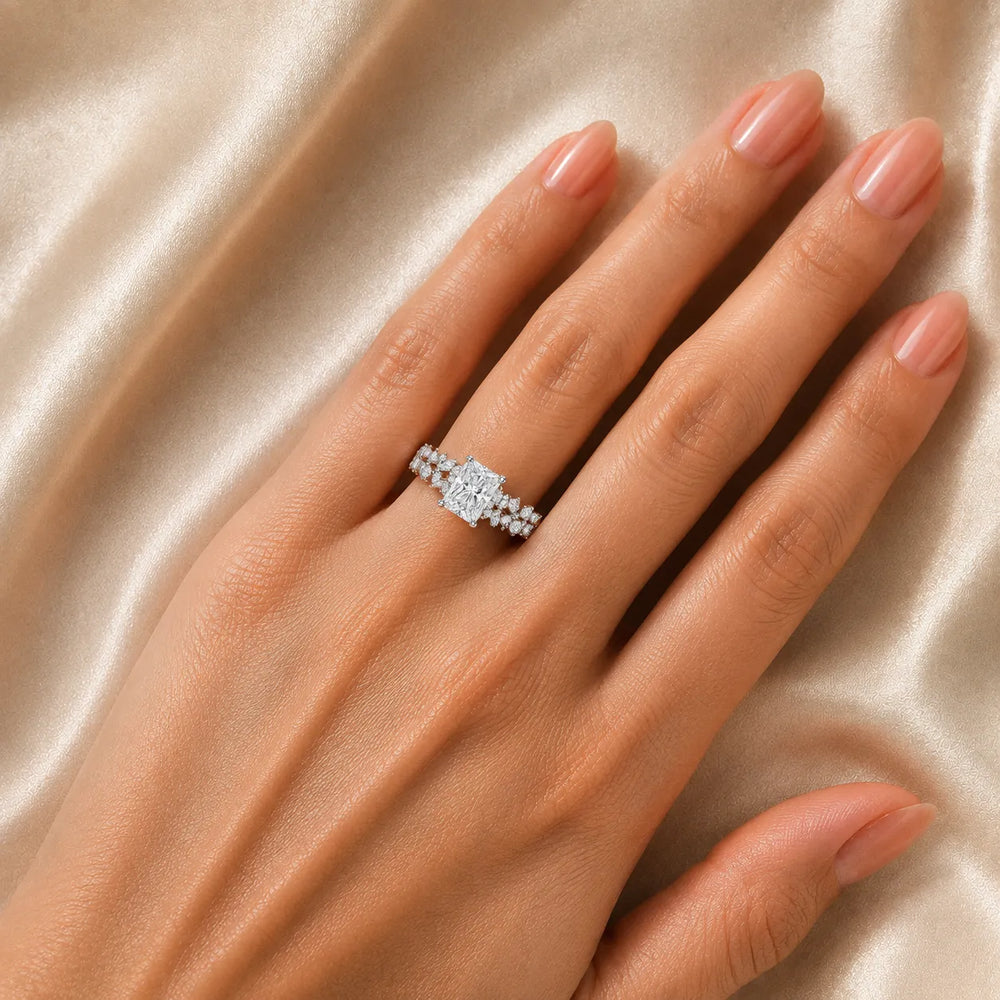 Celestial Symphony Two Step Wear Diamond Ring