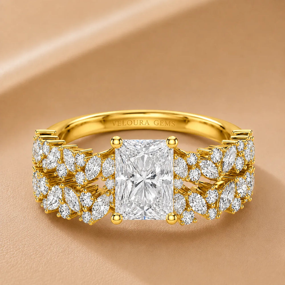Celestial Symphony Two Step Wear Diamond Ring