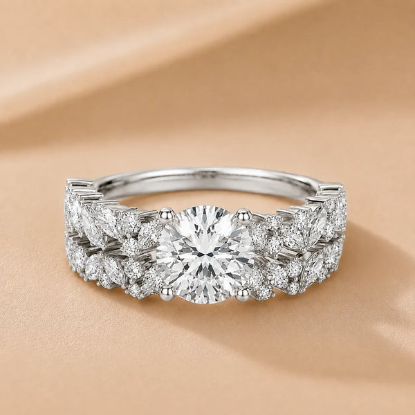 Celestial Symphony Two Step Wear Diamond Ring