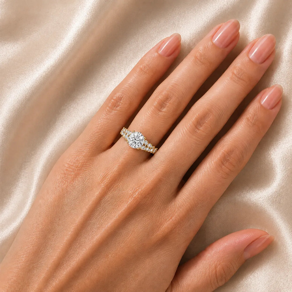 Celestial Symphony Two Step Wear Diamond Ring