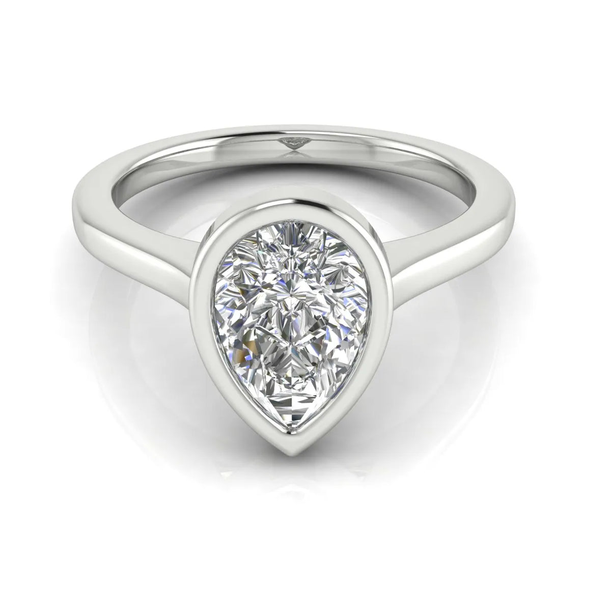 Romantic Halo Solitaire Ring