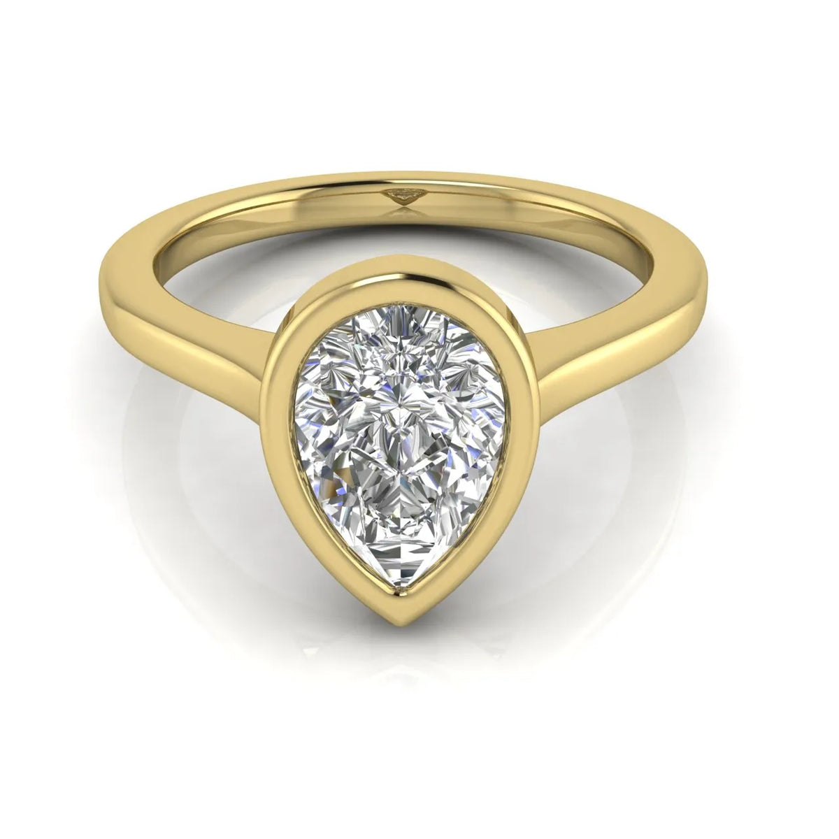 Romantic Halo Solitaire Ring