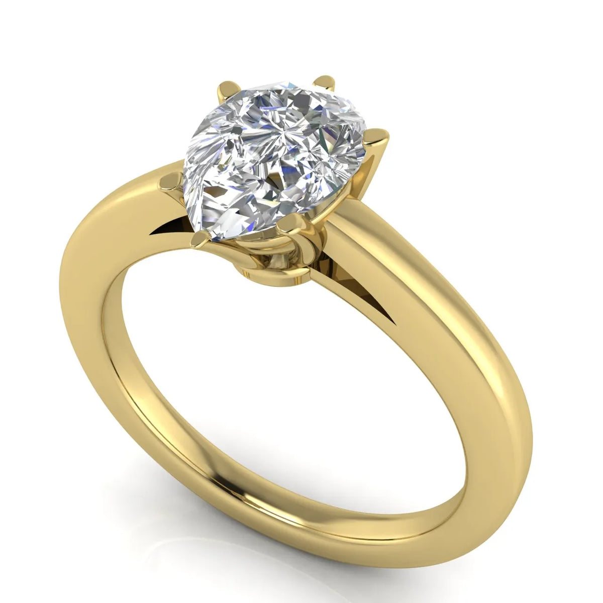 Classic Six-Prong Solitaire Ring