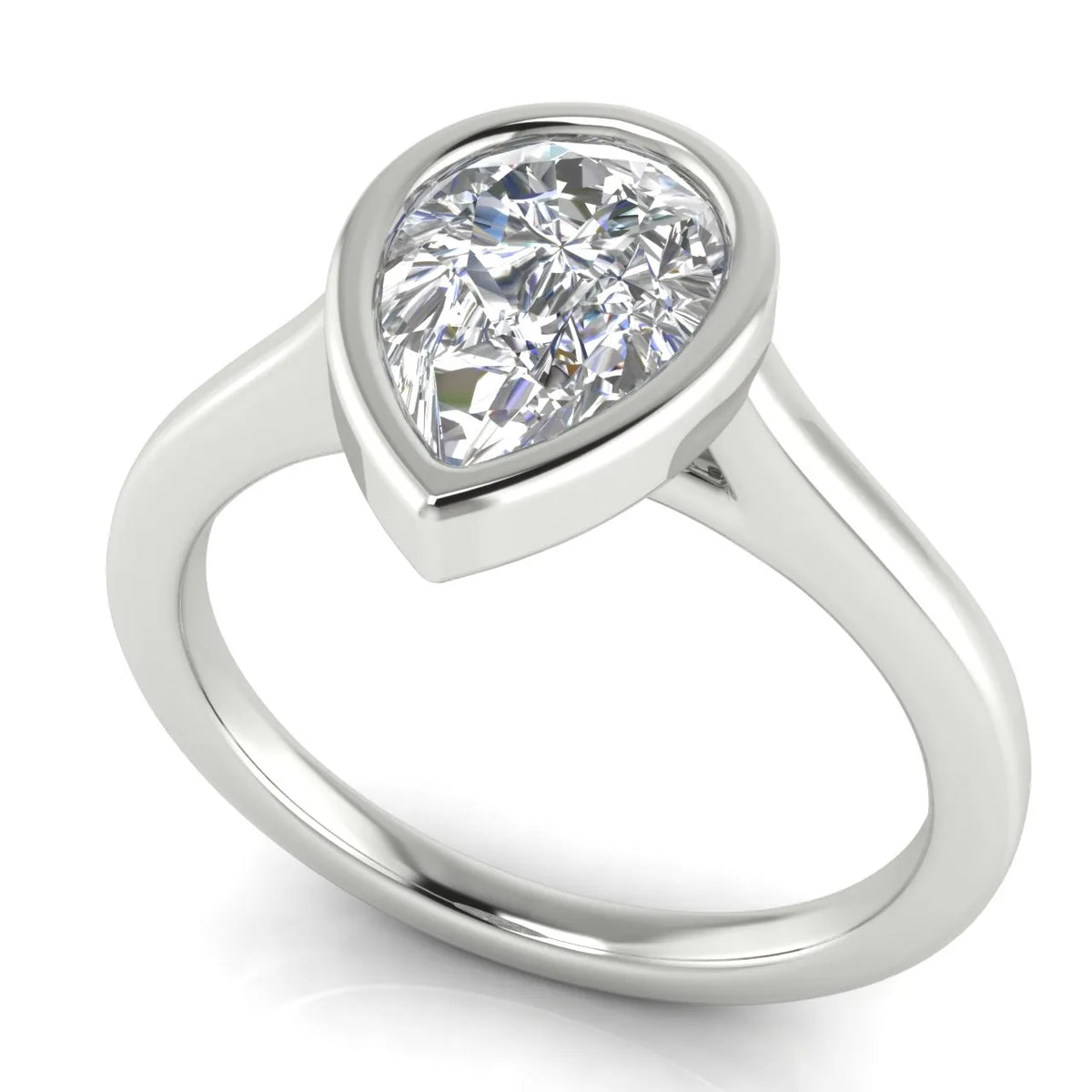 Romantic Halo Solitaire Ring