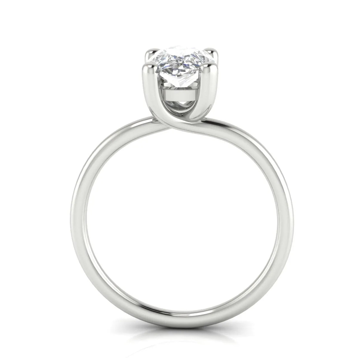 Romantic Solitaire Ring with Classic Setting