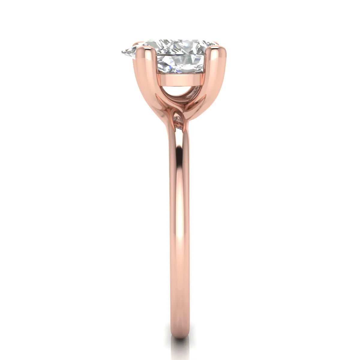 Romantic Solitaire Ring with Classic Setting