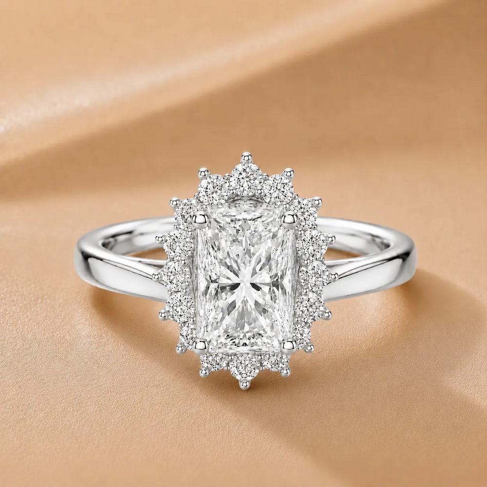 Divine Sparkle  Halo Setting Wedding Ring