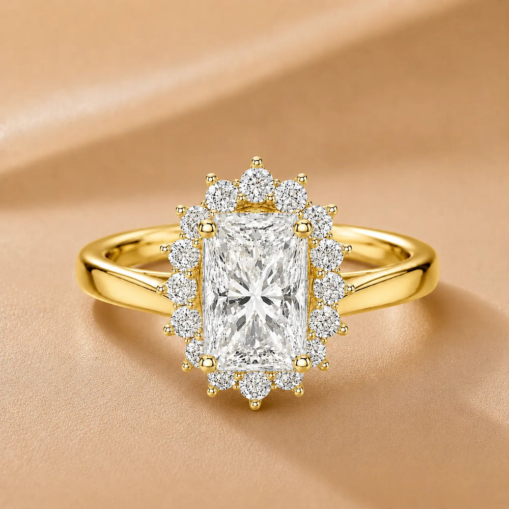 Divine Sparkle  Halo Setting Wedding Ring