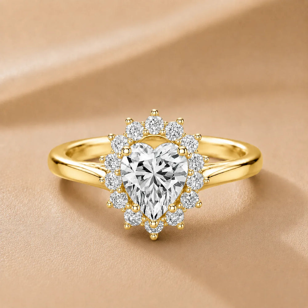 Divine Sparkle  Halo Setting Wedding Ring