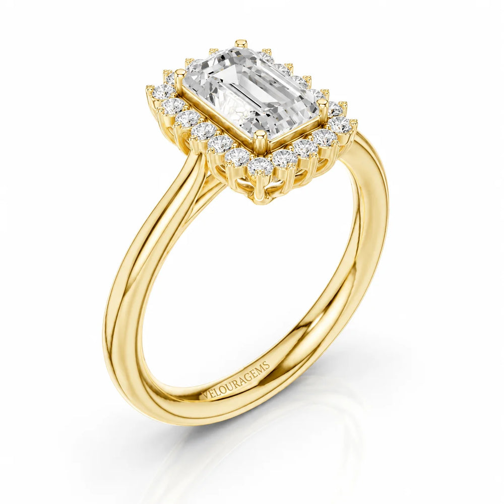 Divine Sparkle  Halo Setting Wedding Ring