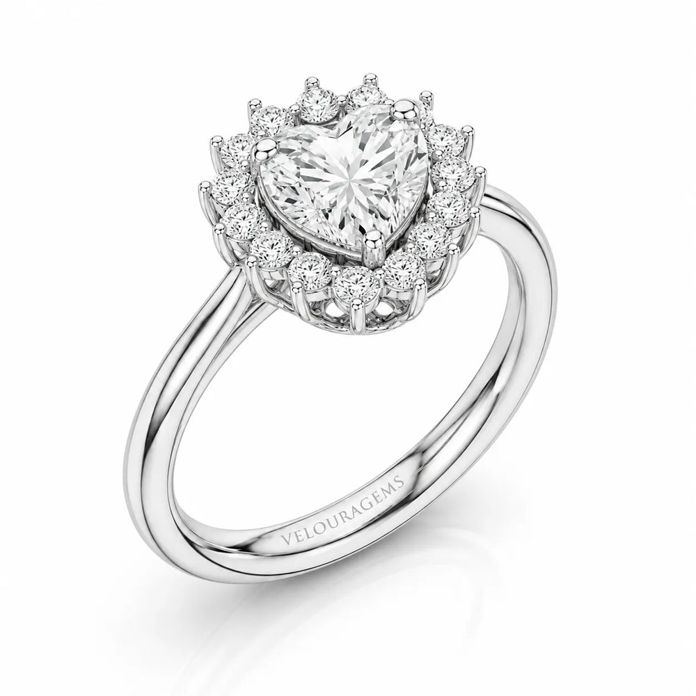 Divine Sparkle  Halo Setting Wedding Ring