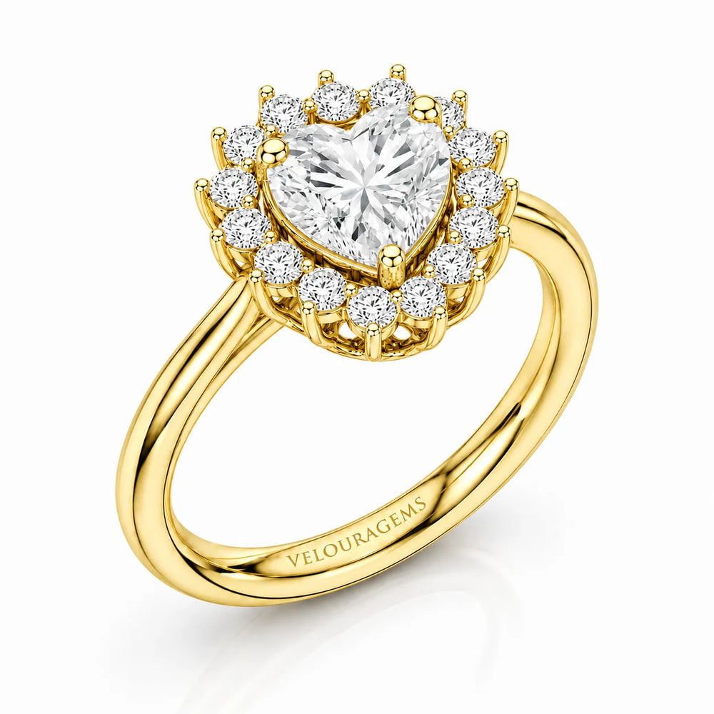 Divine Sparkle  Halo Setting Wedding Ring