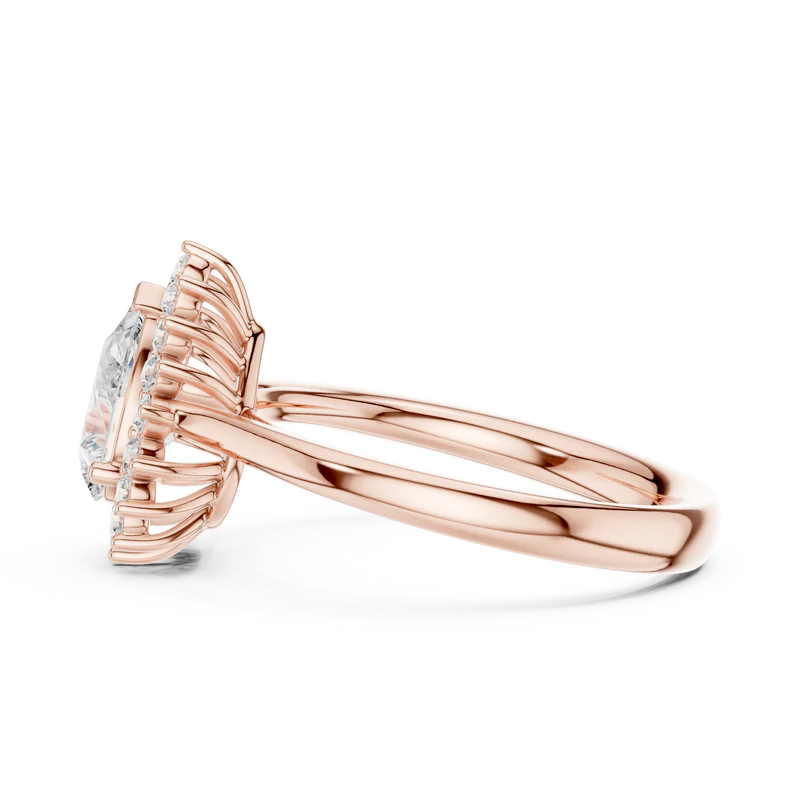 Divine Sparkle  Halo Setting Wedding Ring