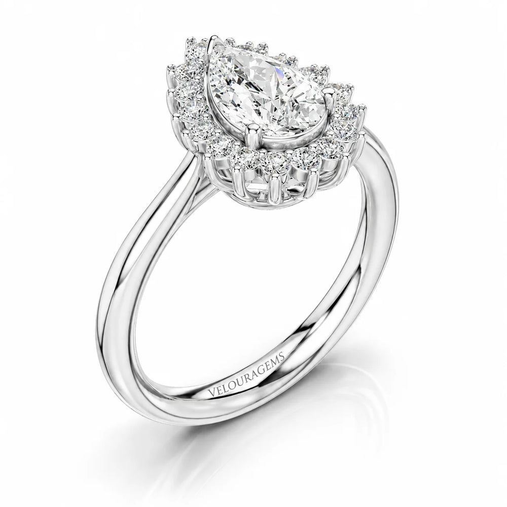 Divine Sparkle  Halo Setting Wedding Ring