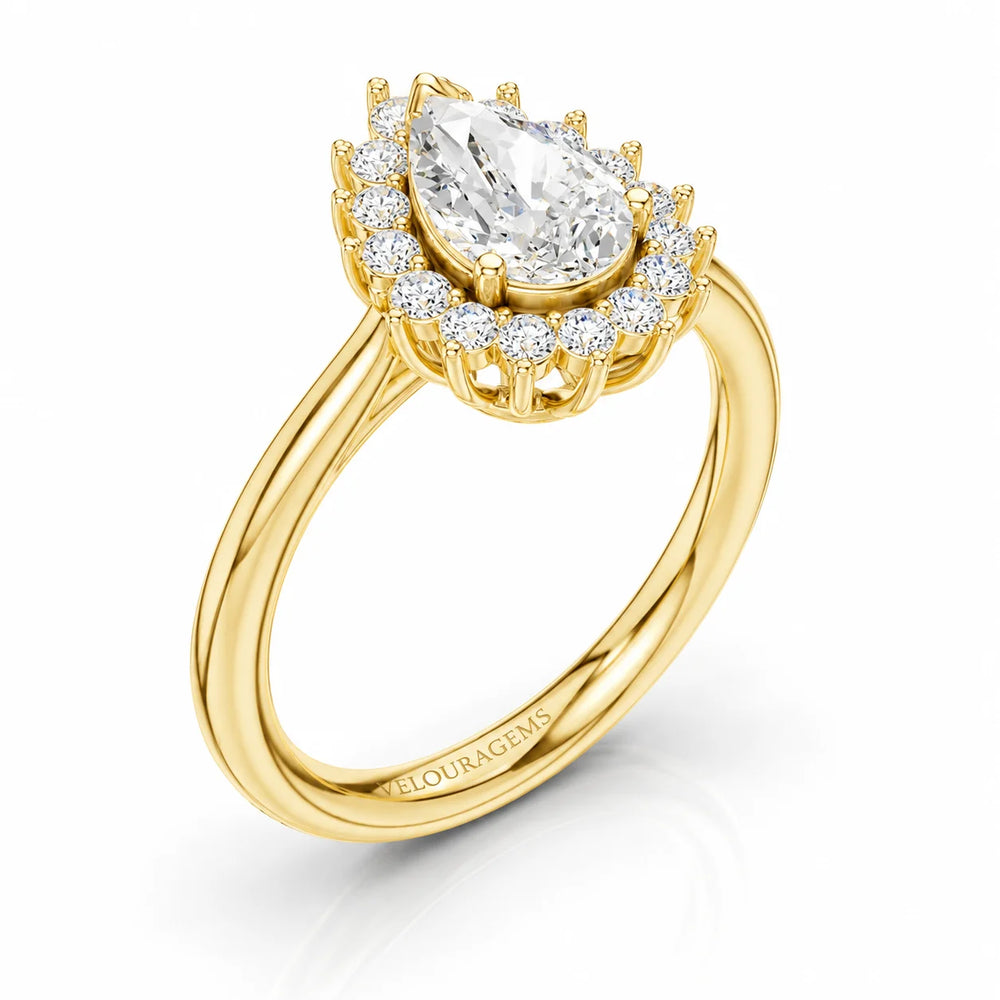 Divine Sparkle  Halo Setting Wedding Ring