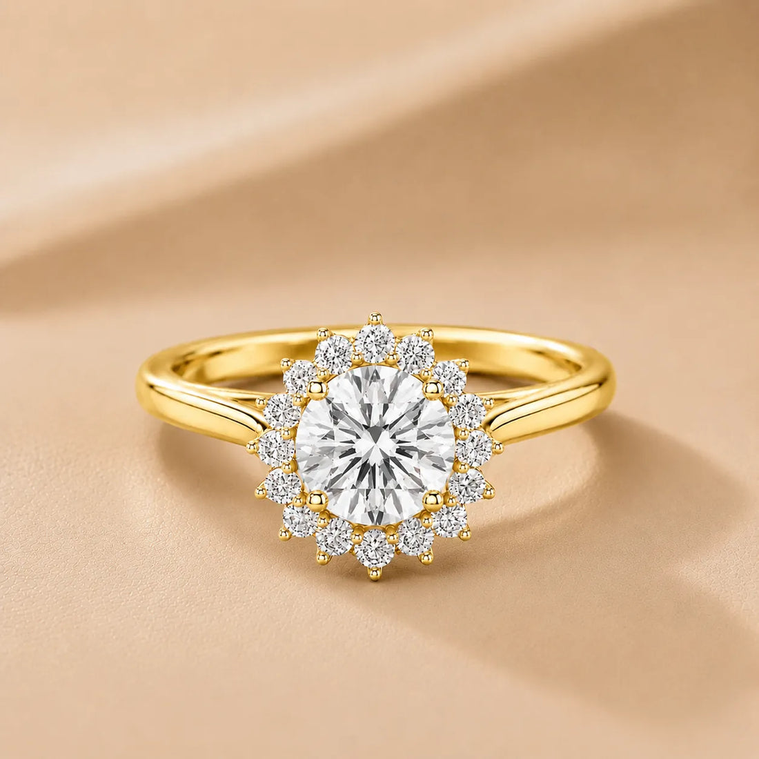 Divine Sparkle  Halo Setting Wedding Ring