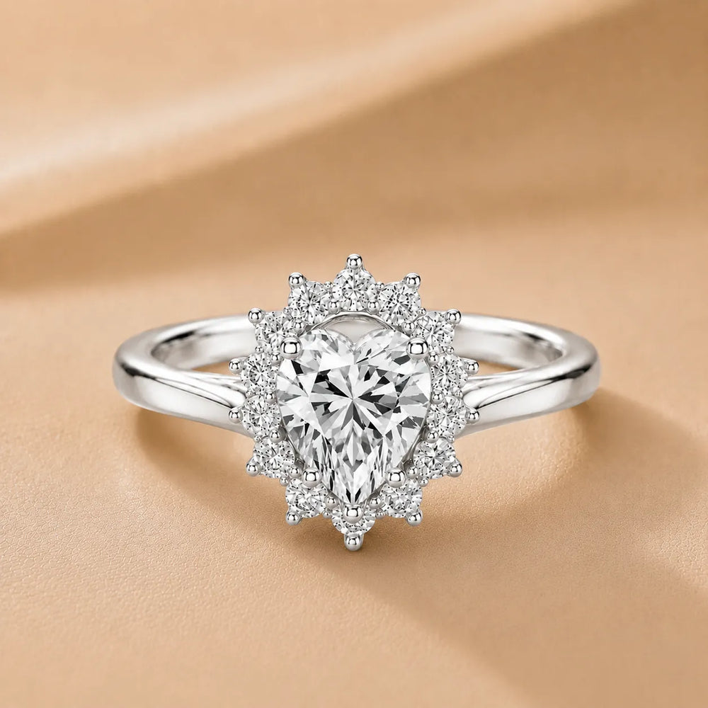 Divine Sparkle  Halo Setting Wedding Ring