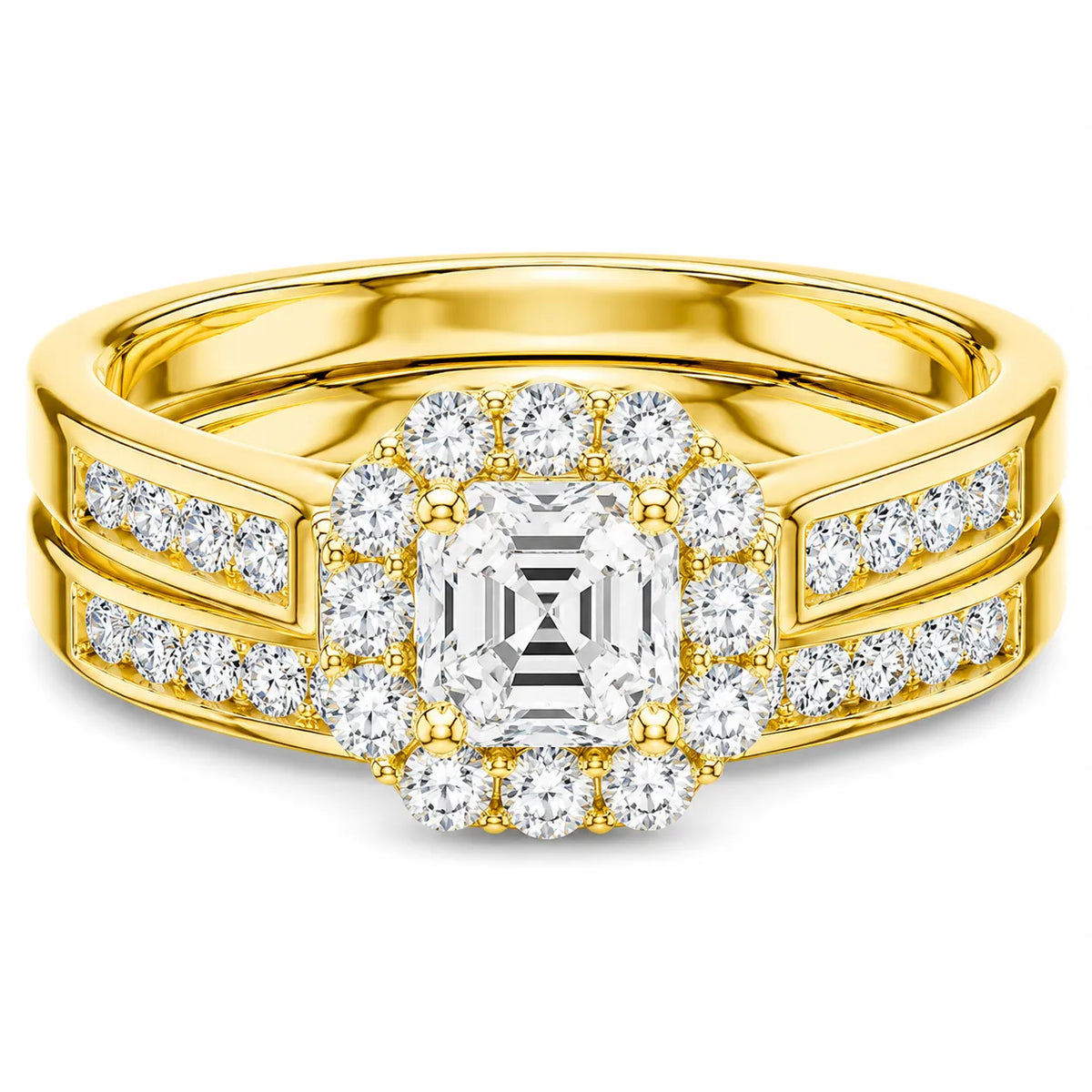 Divine Harmony Ring with Side Ring