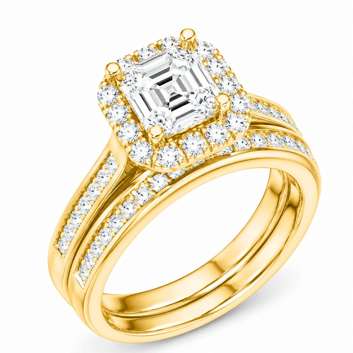 Divine Harmony Ring with Side Ring