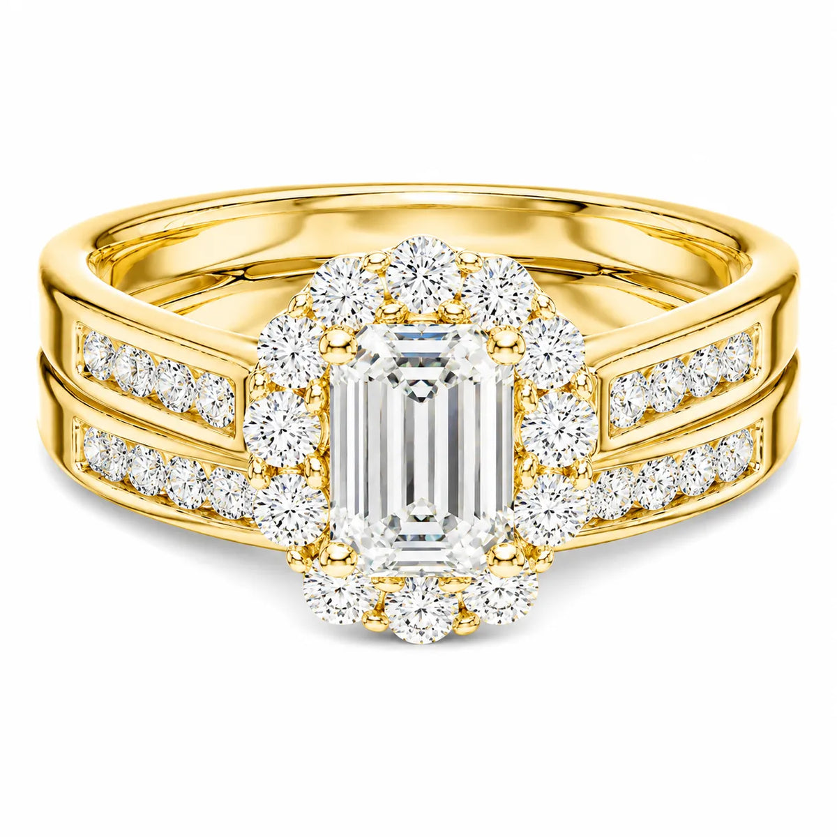 Divine Harmony Ring with Side Ring