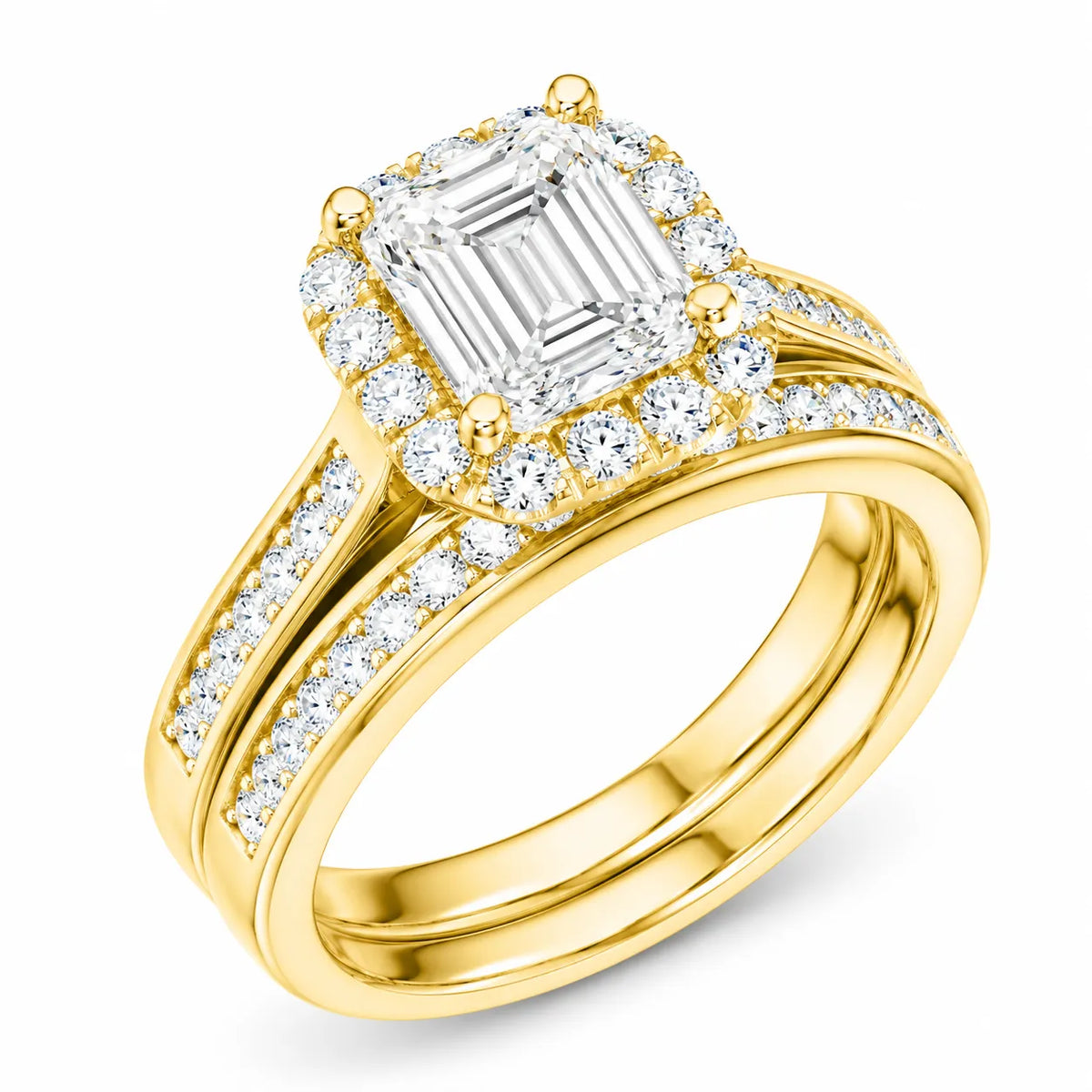 Divine Harmony Ring with Side Ring