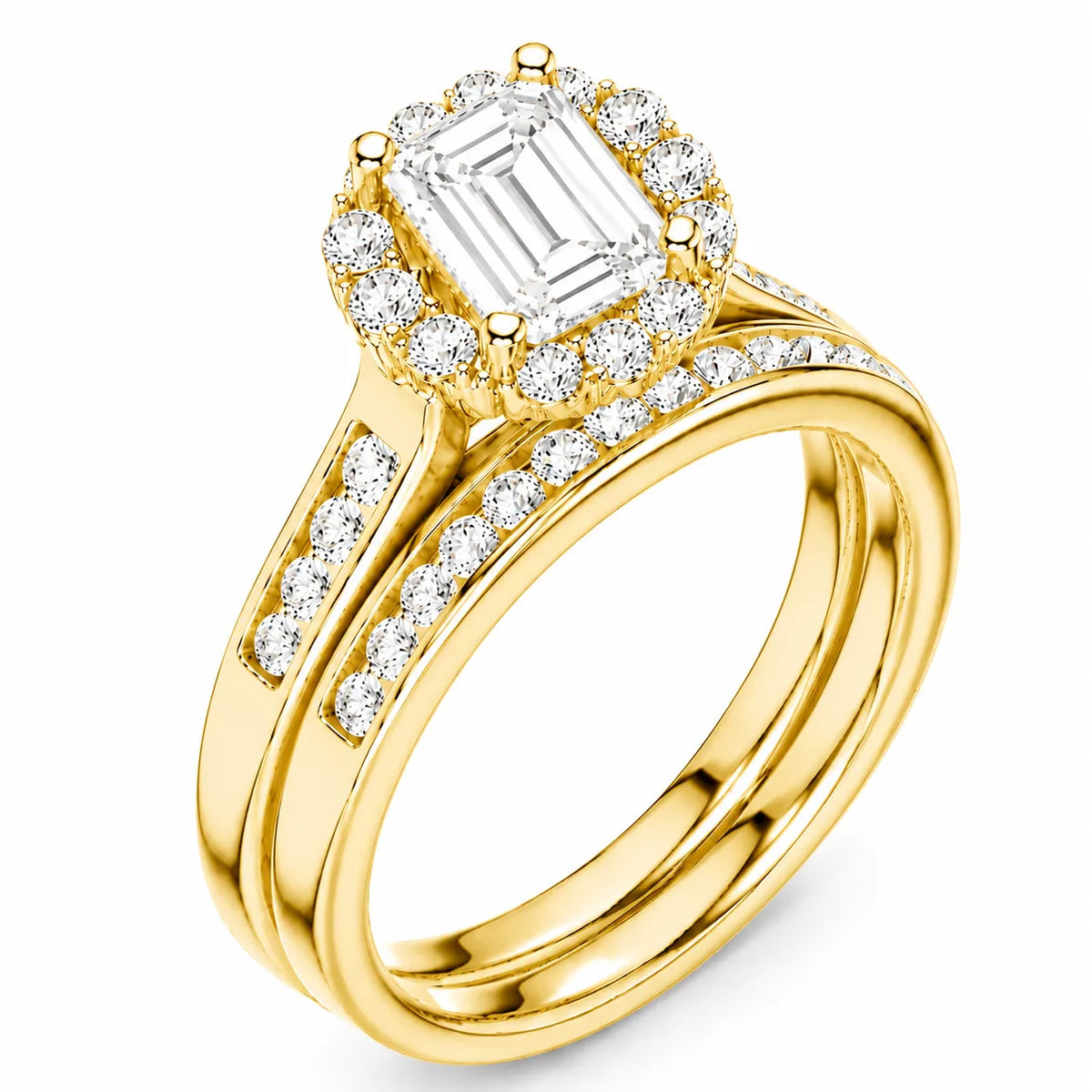 Divine Harmony Ring with Side Ring
