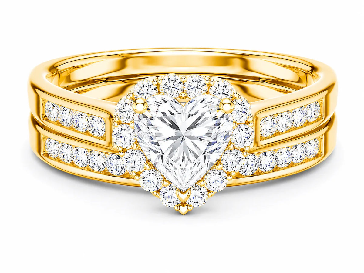 Divine Harmony Ring with Side Ring