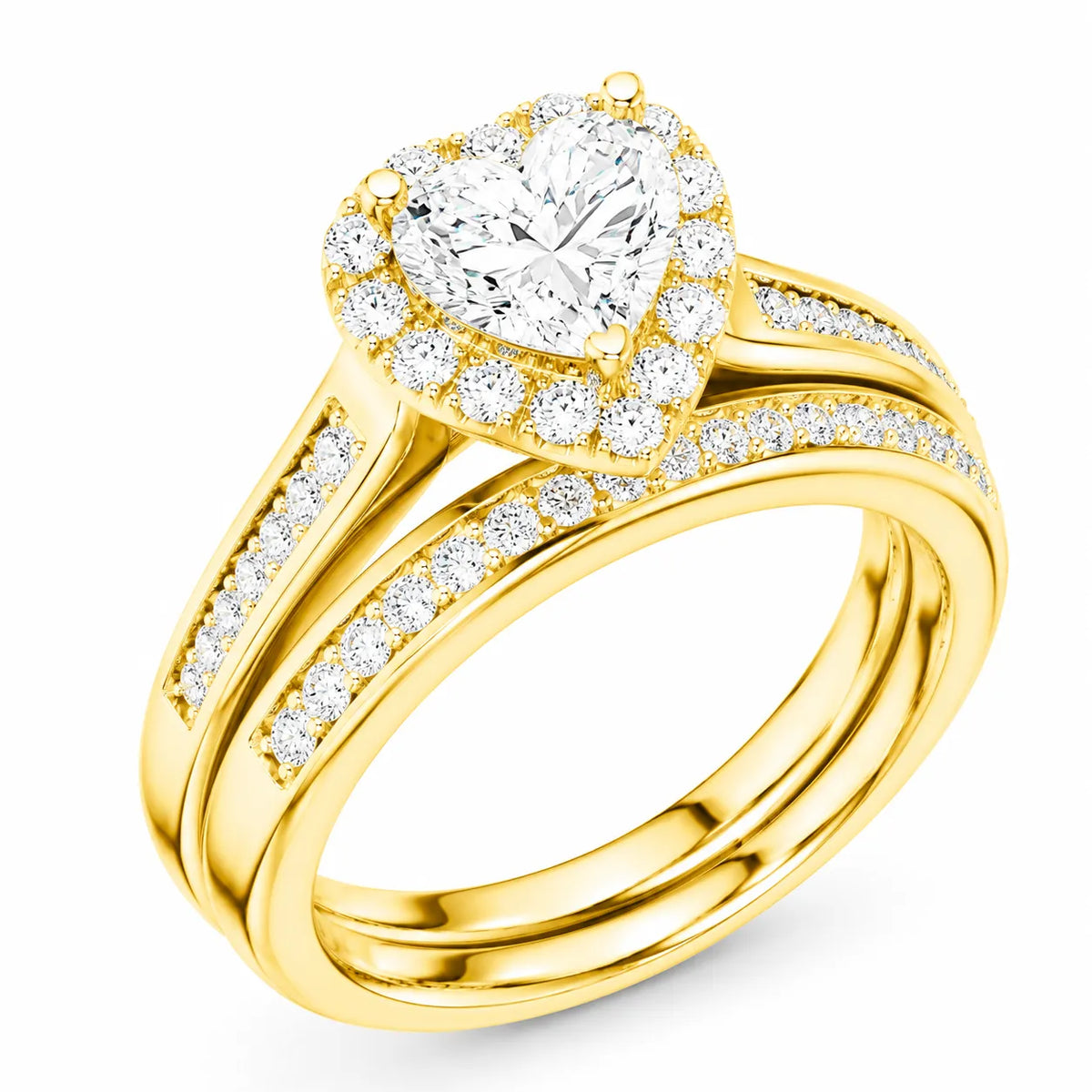 Divine Harmony Ring with Side Ring