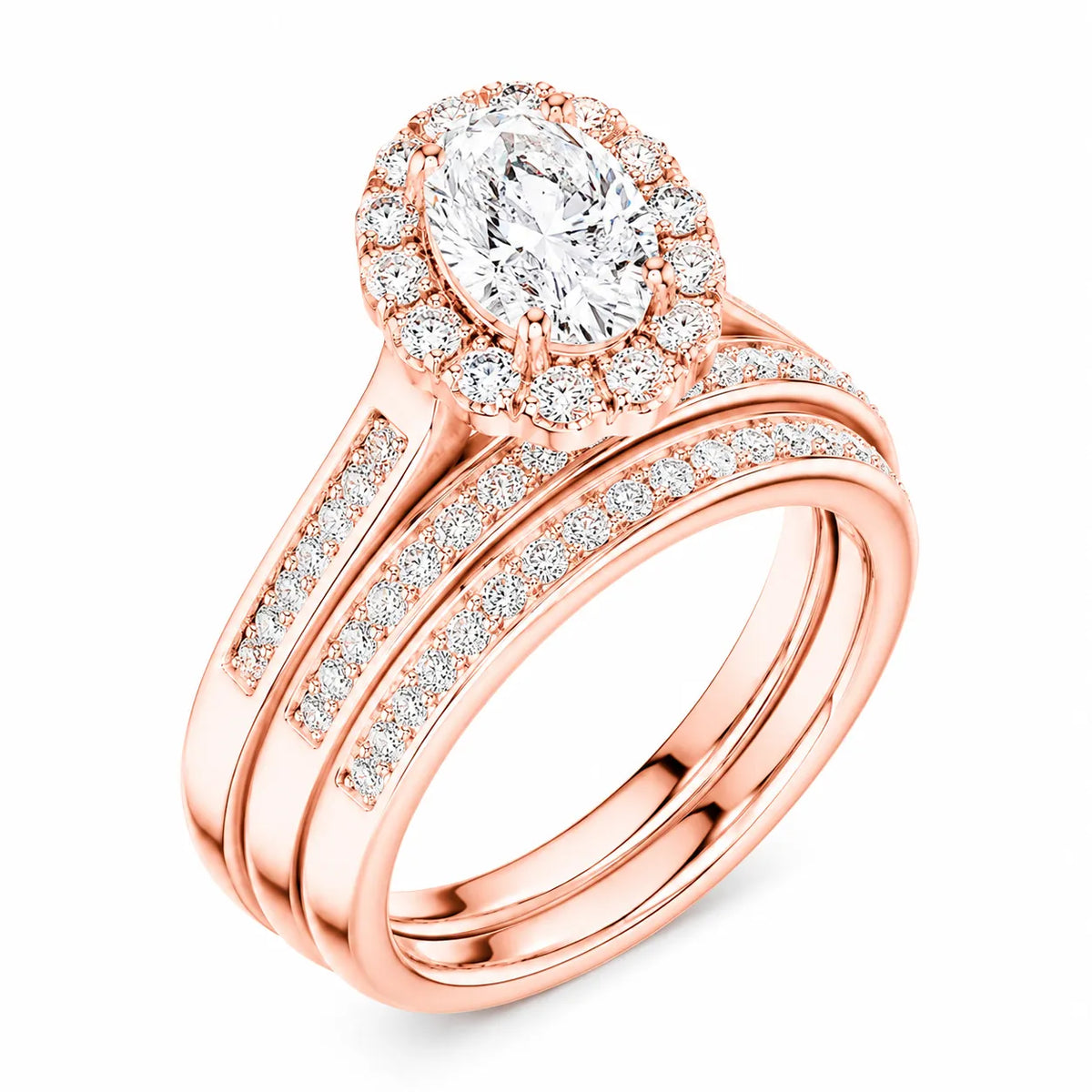 Divine Harmony Ring with Side Ring