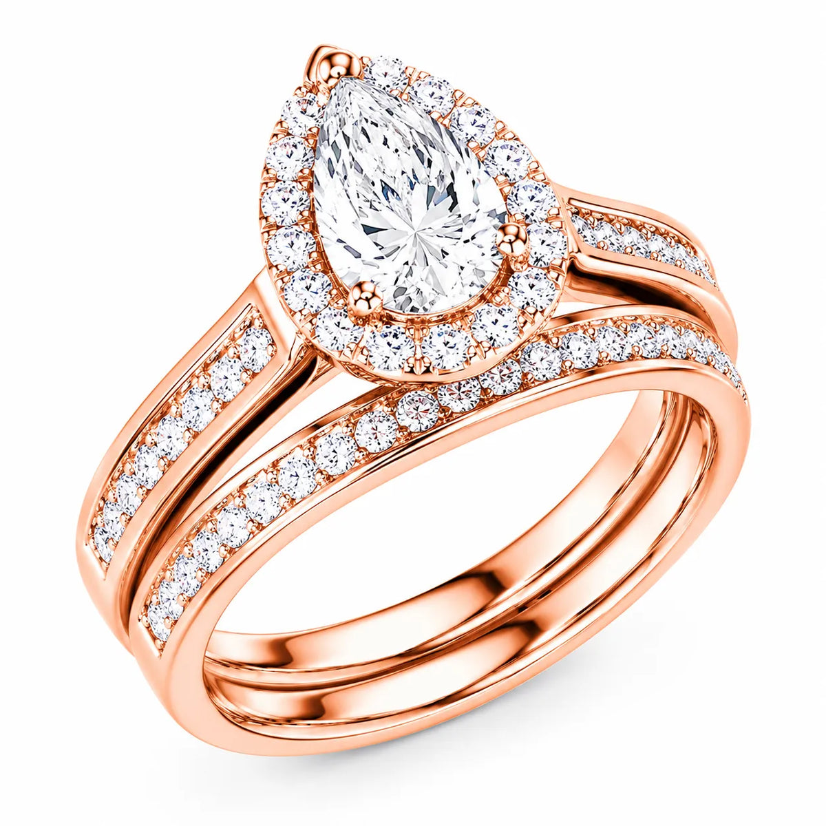 Divine Harmony Ring with Side Ring
