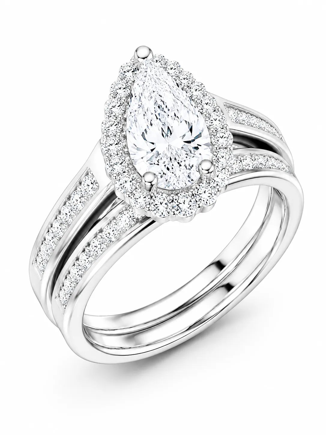 Divine Harmony Ring with Side Ring