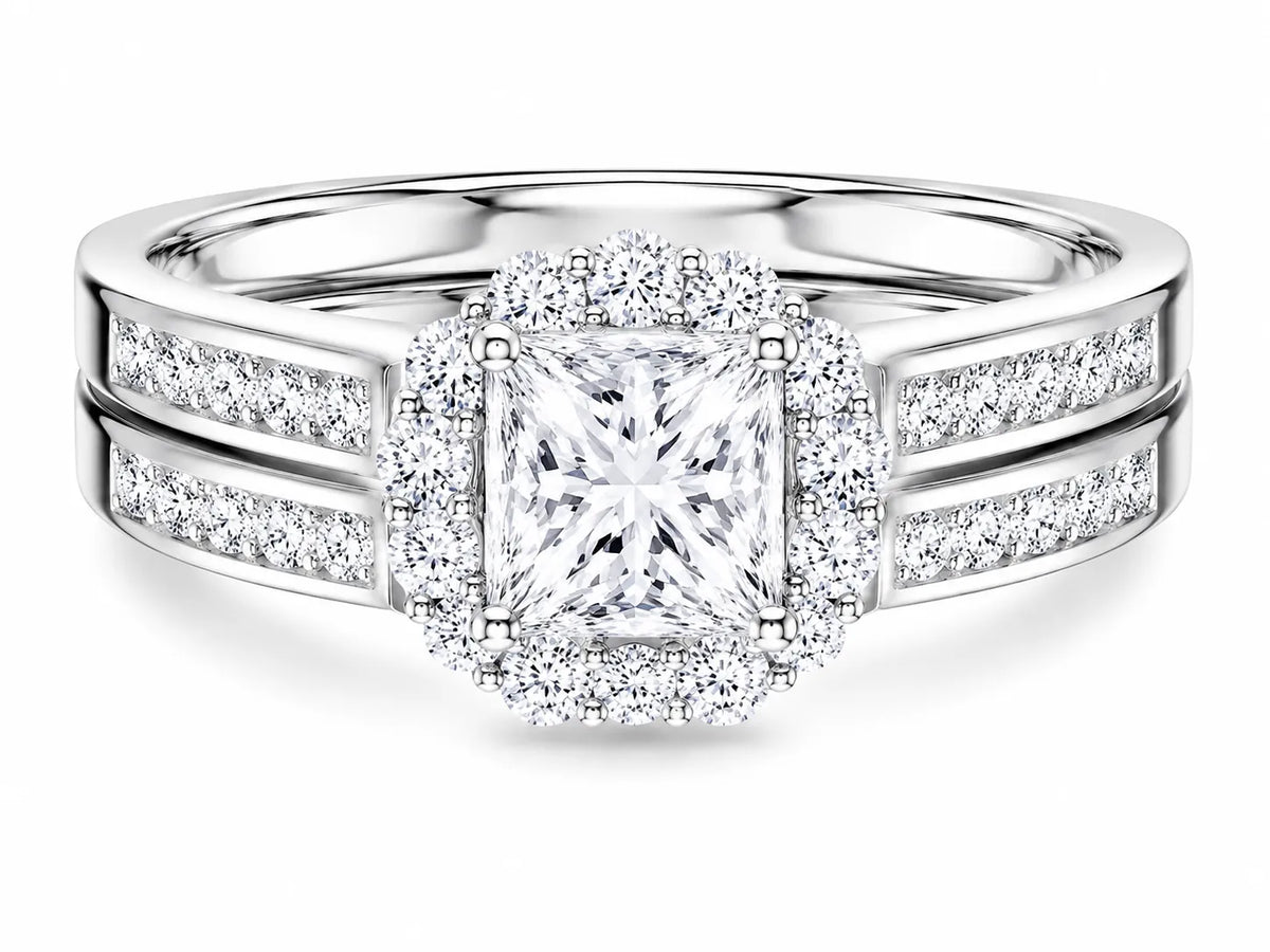 Divine Harmony Ring with Side Ring