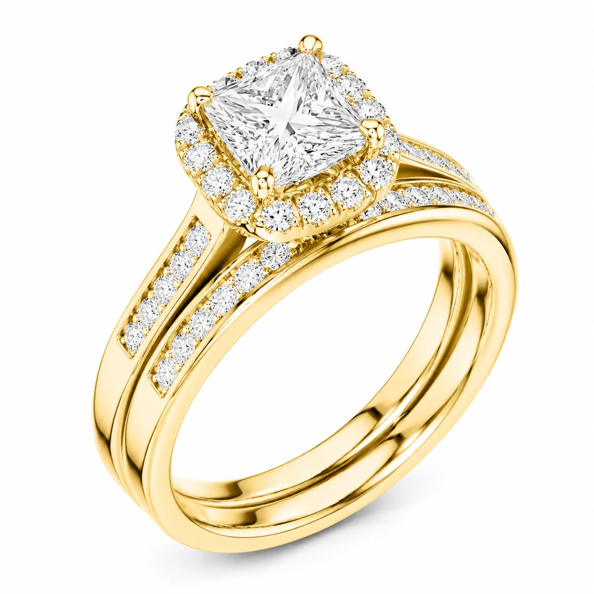 Divine Harmony Ring with Side Ring