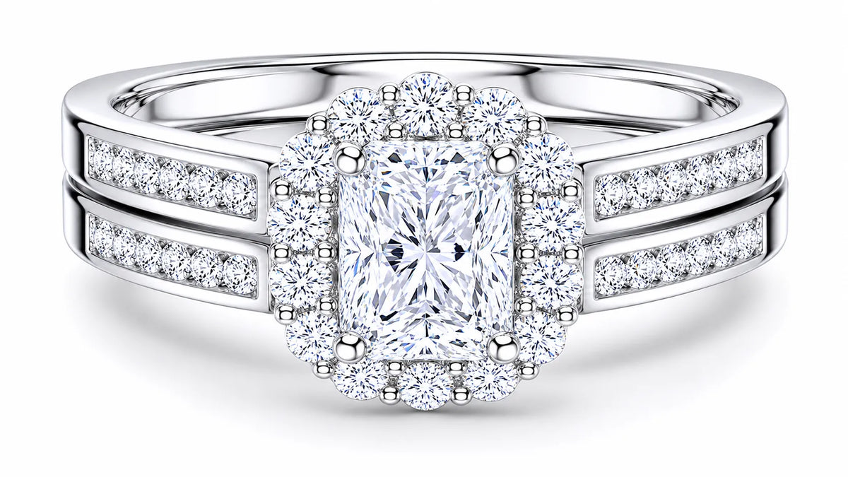 Divine Harmony Ring with Side Ring