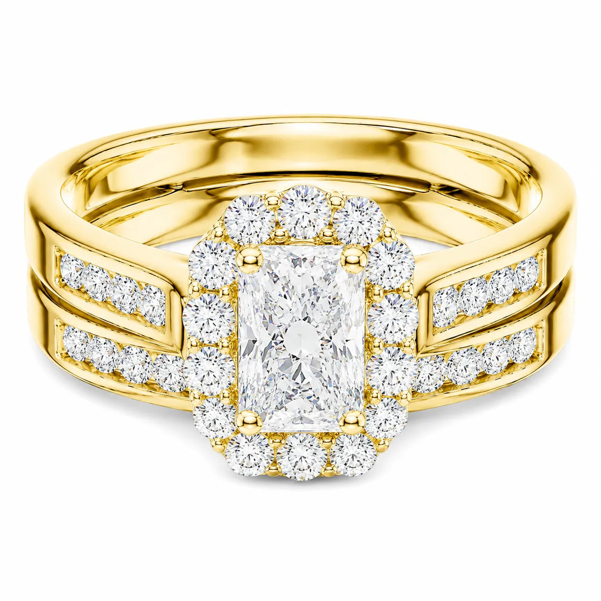 Divine Harmony Ring with Side Ring