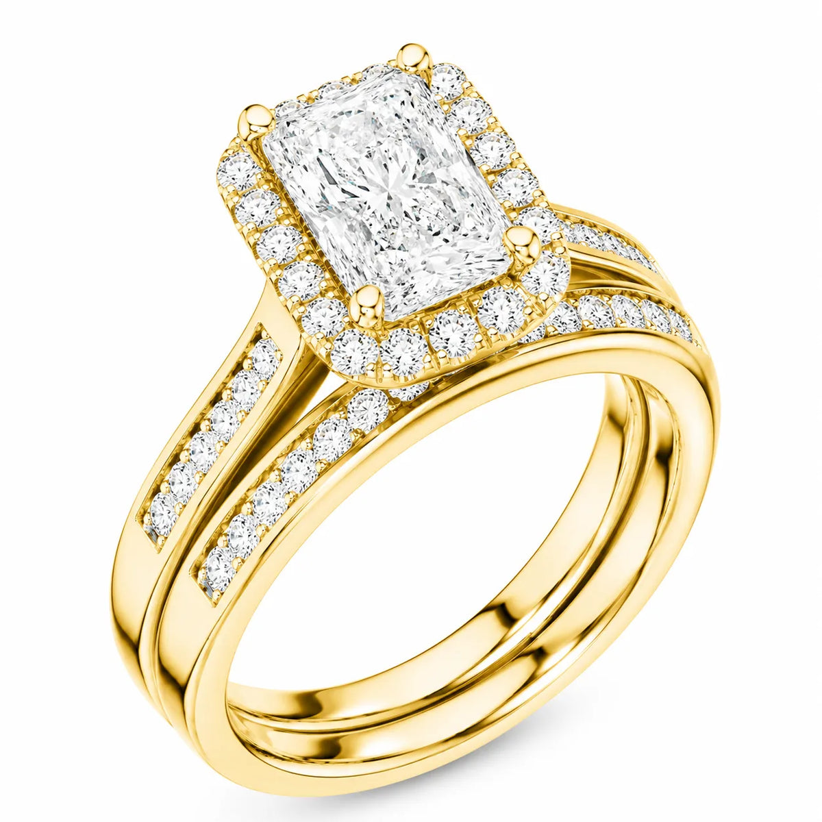 Divine Harmony Ring with Side Ring