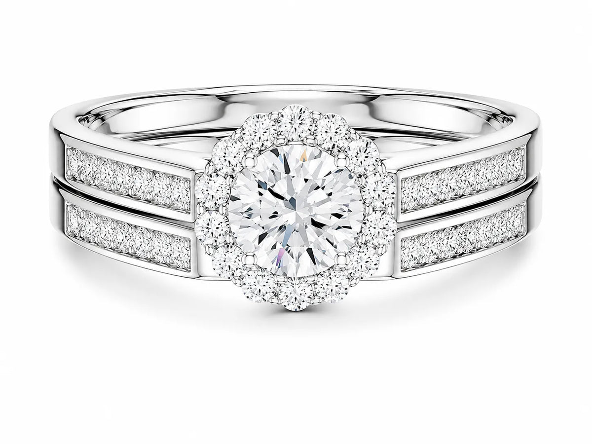 Divine Harmony Ring with Side Ring