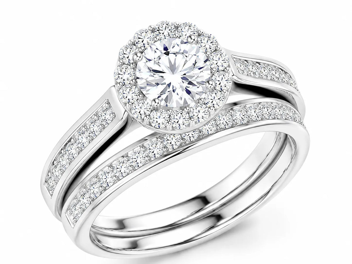 Divine Harmony Ring with Side Ring