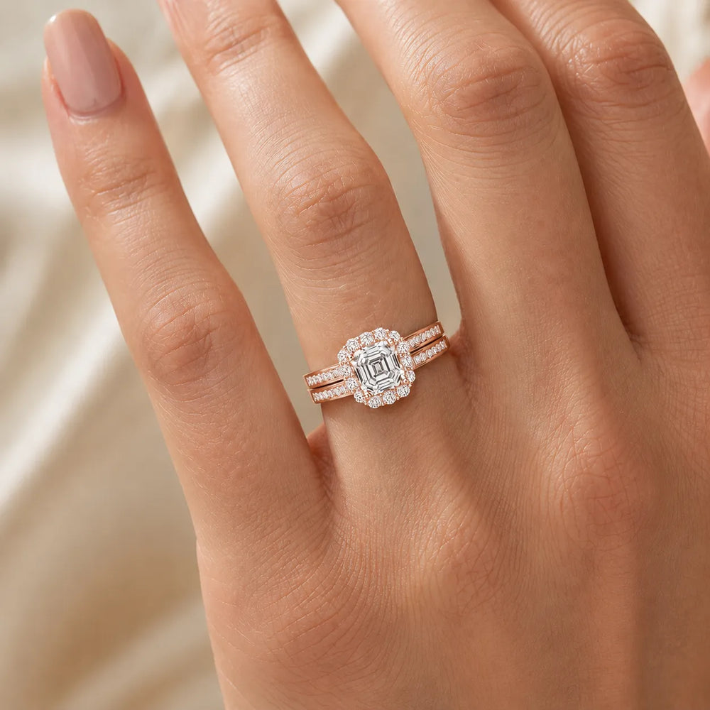 Divine Harmony Ring with Side Ring