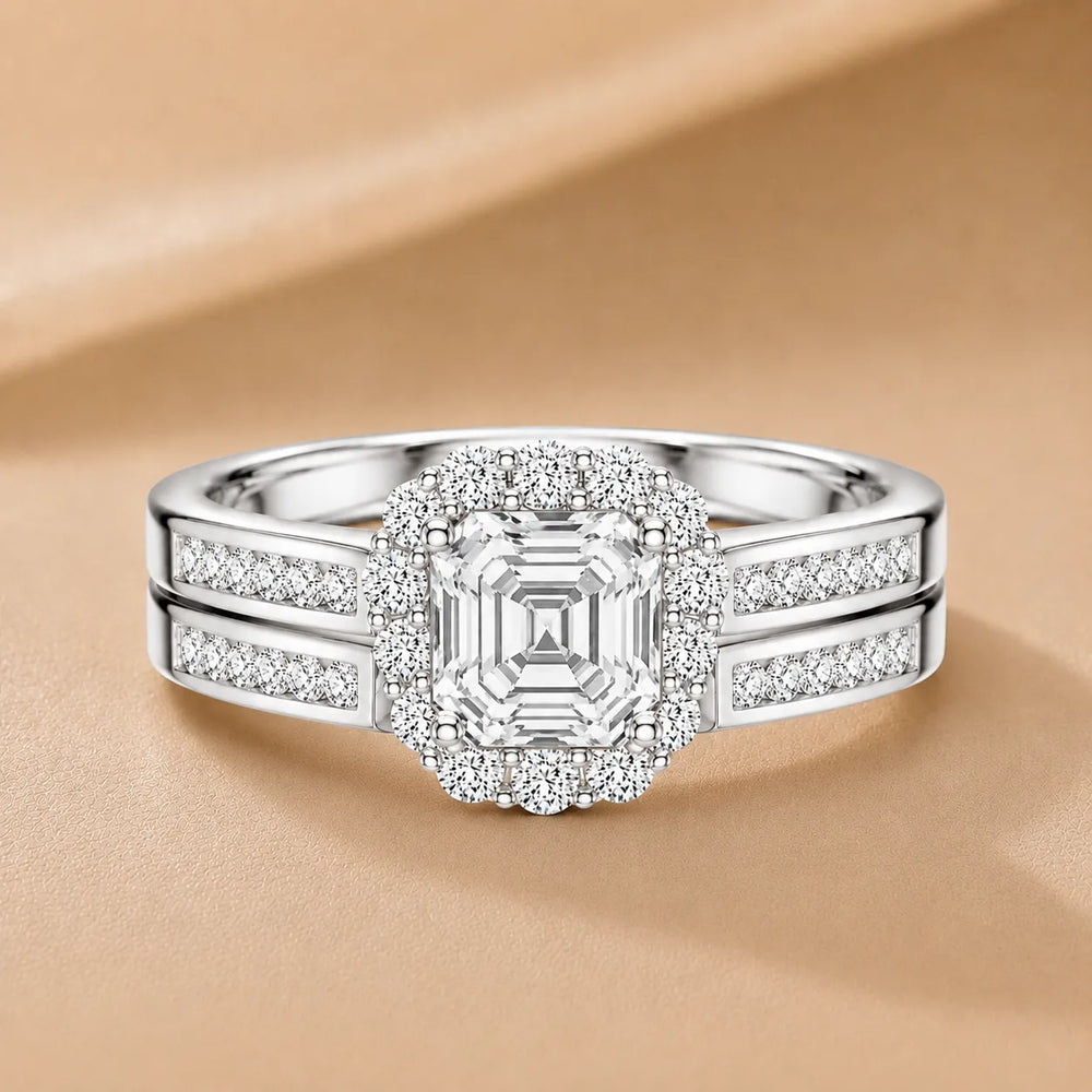 Divine Harmony Ring with Side Ring